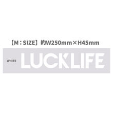 画像をギャラリービューアに読み込む, LUCKLIFE ロゴカッティングシート 2025 【M】