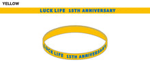 画像をギャラリービューアに読み込む, 15th Anniversary ロゴ・ラバーバンド2