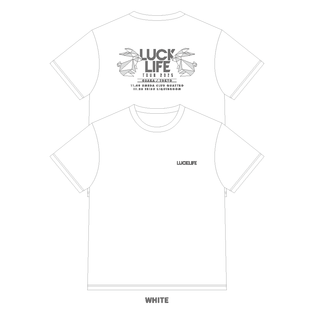 LUCKLIFE TOUR 2025 Tシャツ