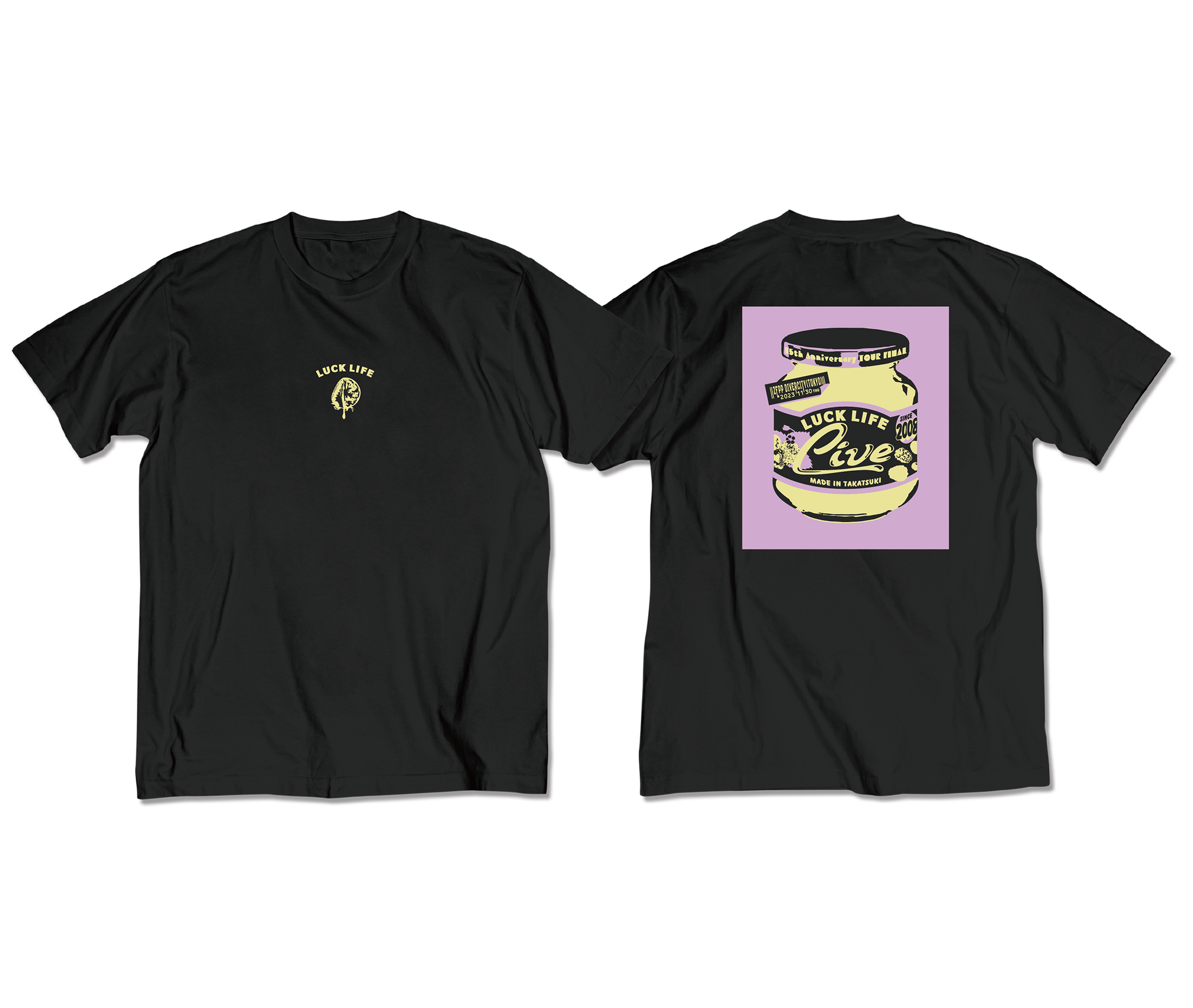 15th Anniversary TOUR「LIVE」TOUR FINAL Tシャツ – Hags Entertainment Online Shop